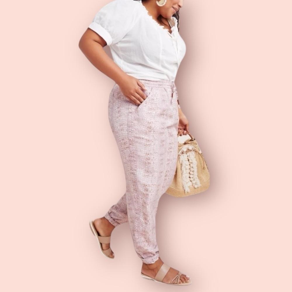 ANTHROPOLOGIE Orana Printed Jogger Pants